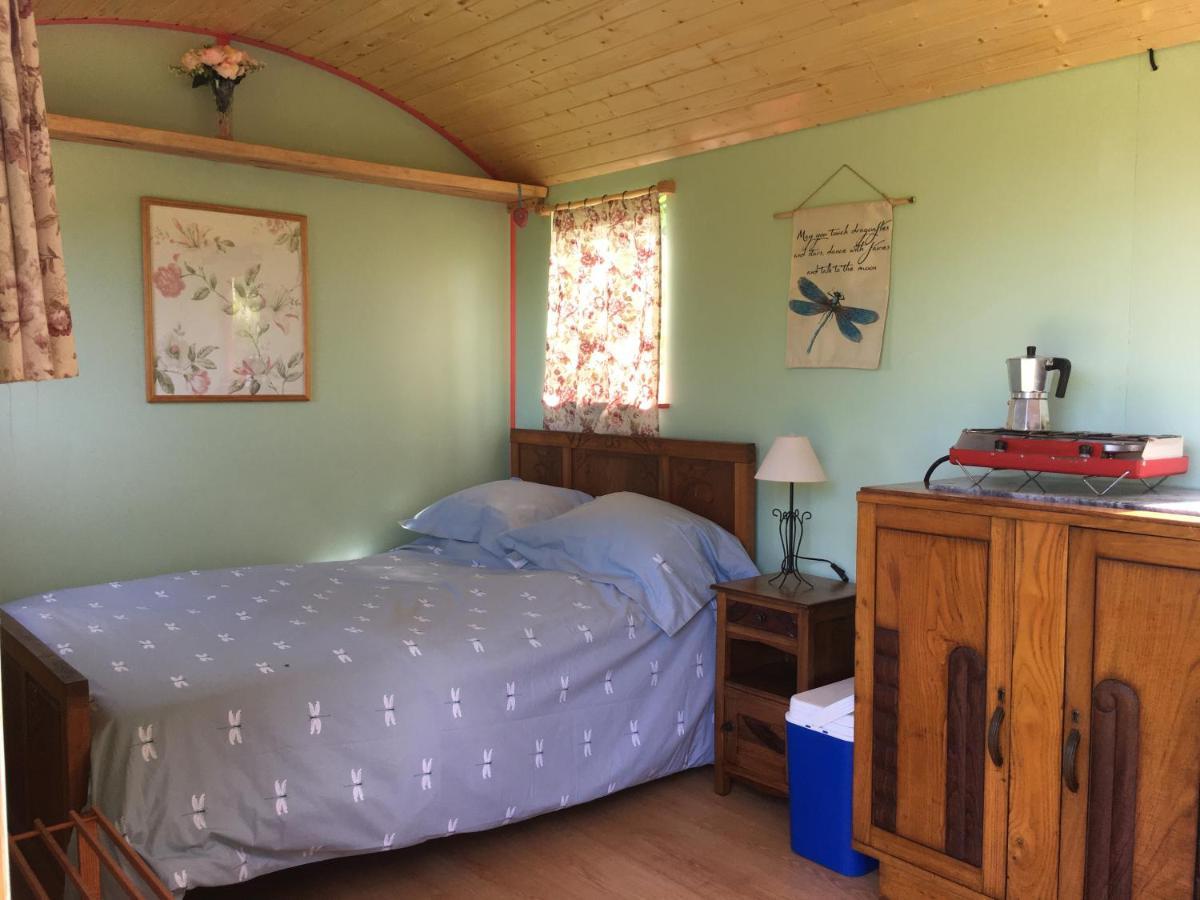 פדרוגאו גראנדה Rosa The Cosy Cabin - Gypsy Wagon - Shepherds Hut, River Views Off-Grid Eco Living מראה חיצוני תמונה