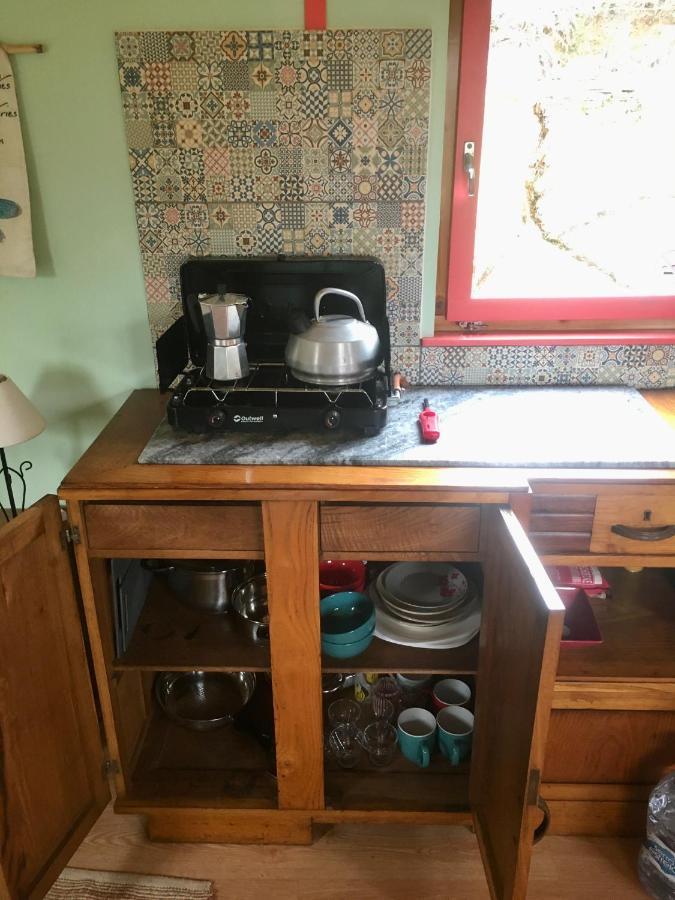 פדרוגאו גראנדה Rosa The Cosy Cabin - Gypsy Wagon - Shepherds Hut, River Views Off-Grid Eco Living מראה חיצוני תמונה